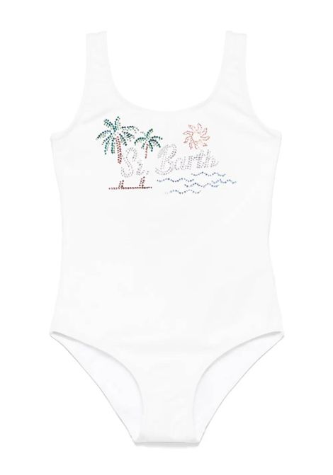 Costume intero con logo SAINT BARTH | CARA001 CARA01214H STRASS SB  SUNSET 01